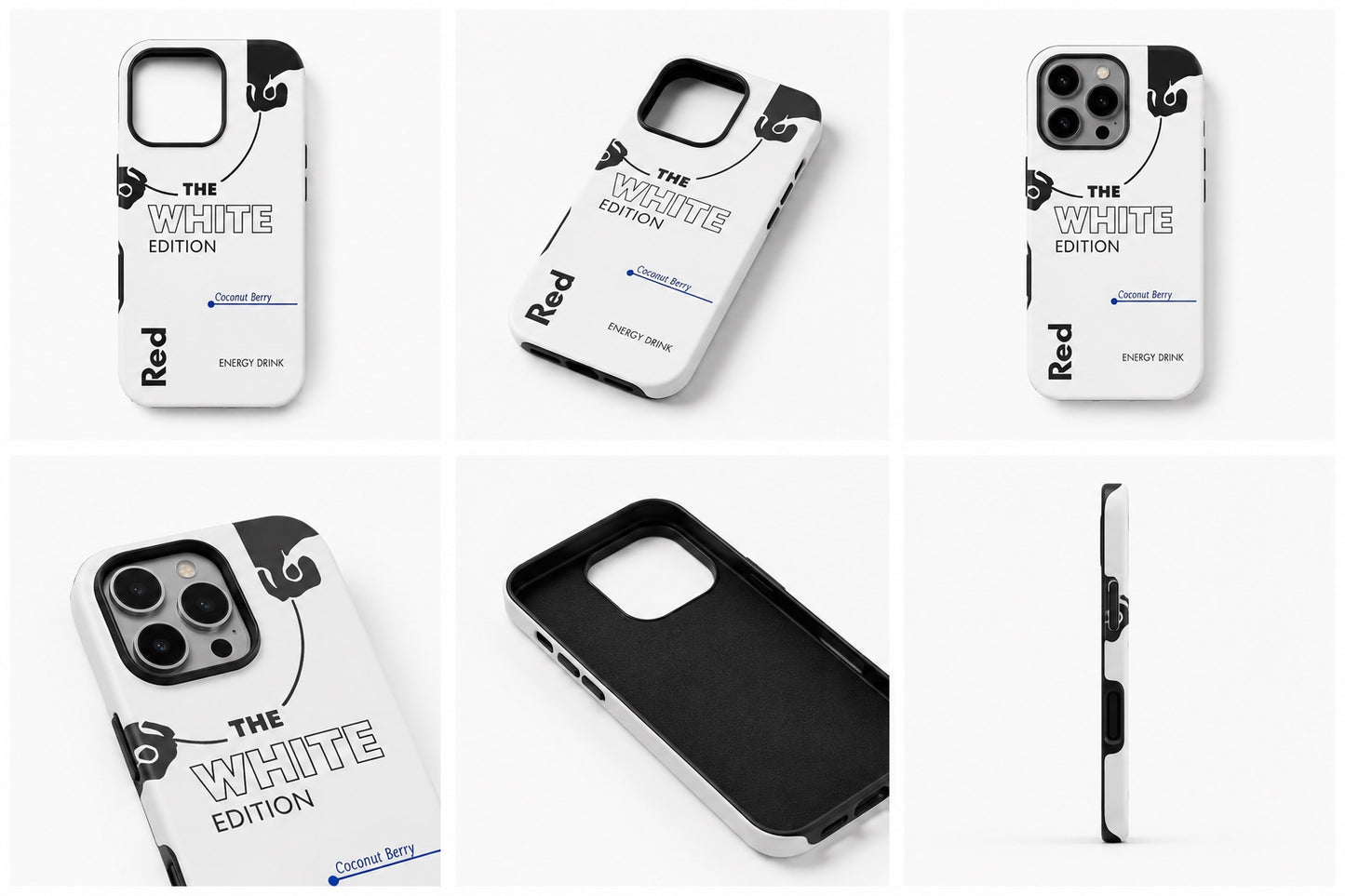 White Edition Coconut Berry phone case gallery