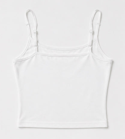 Pretty Girls crop cami white back