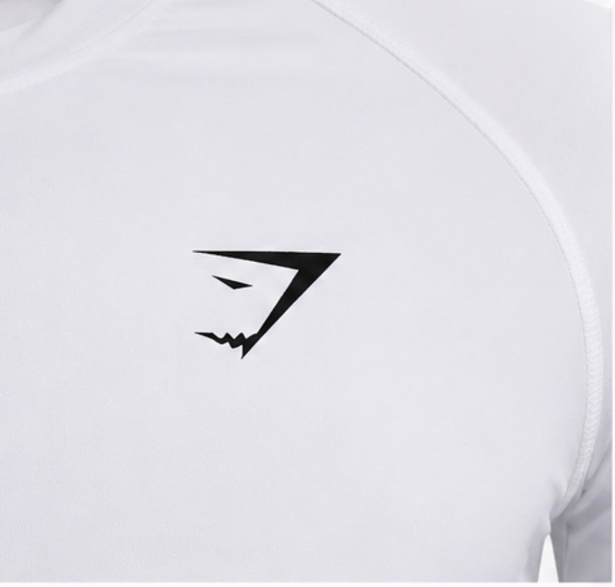 Performance Compression Long Sleeve white detail