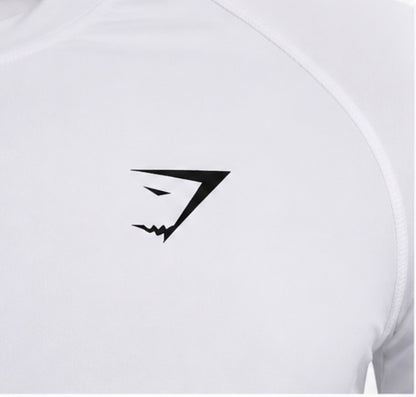 Performance Compression Long Sleeve white detail