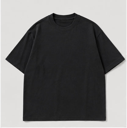 Just Kiss Me We Can Talk Later oversized tee black front