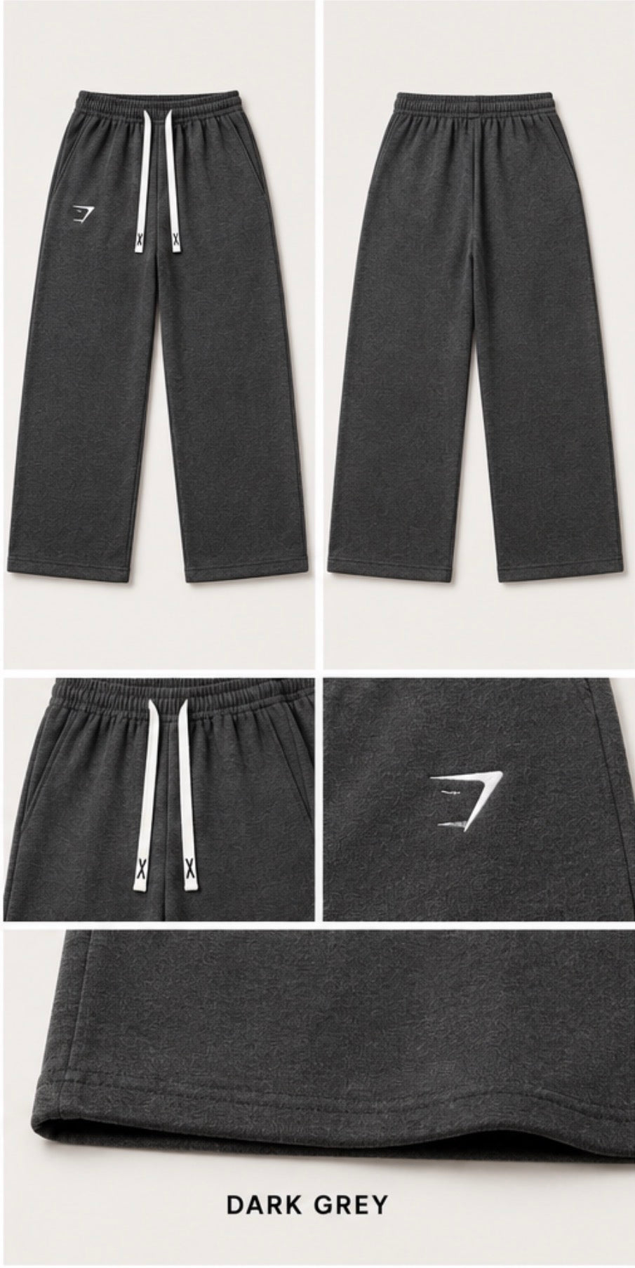 Oversized Essential Sweatpants dark grey