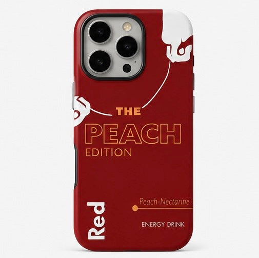 Peach Edition phone case front view