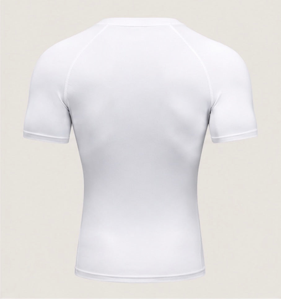Core Compression Tee white back