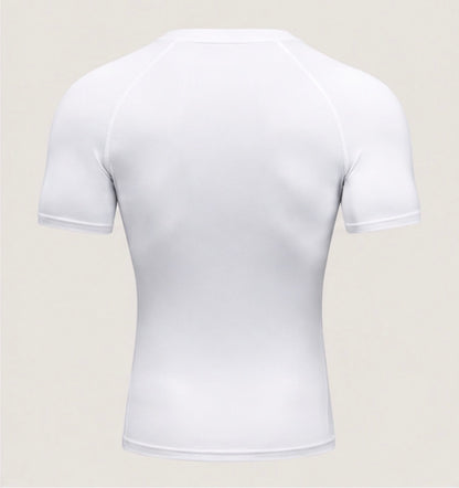 Core Compression Tee white back