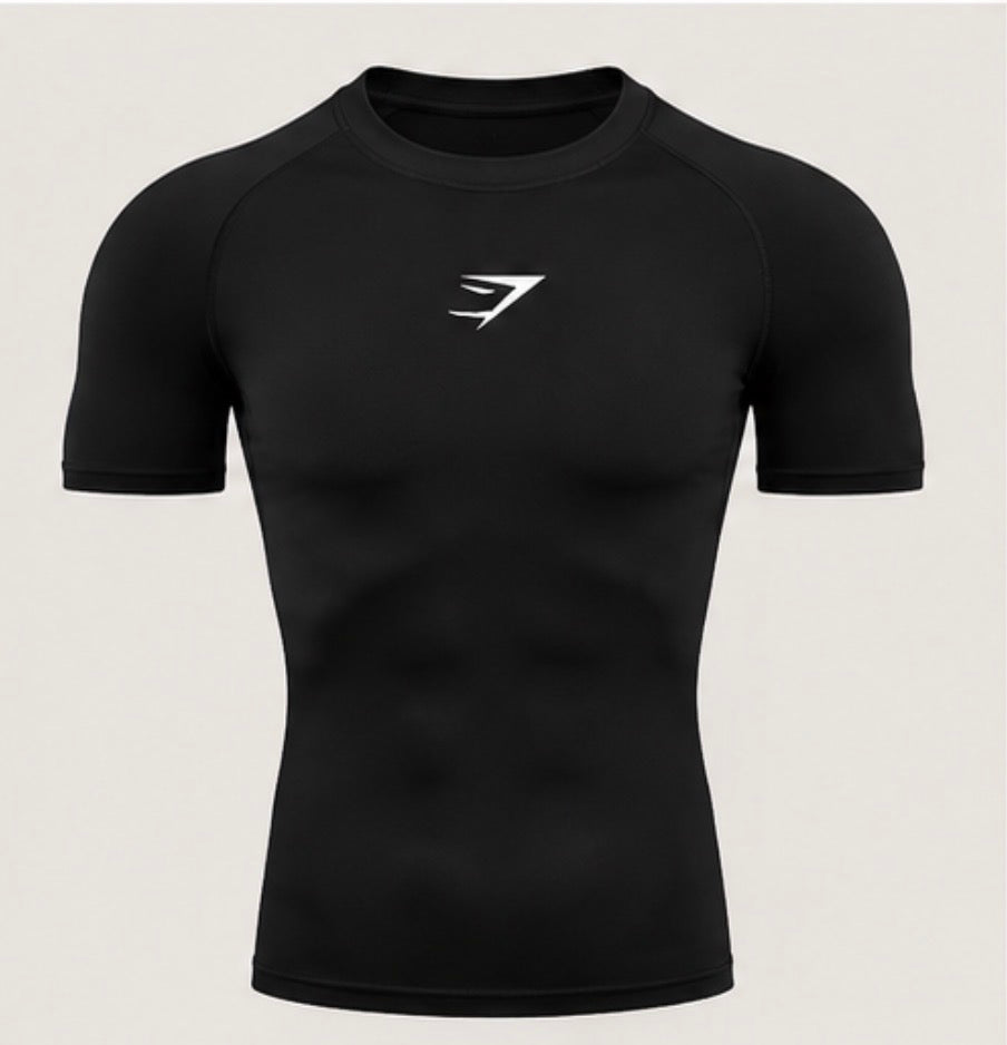 Core Compression Tee black front