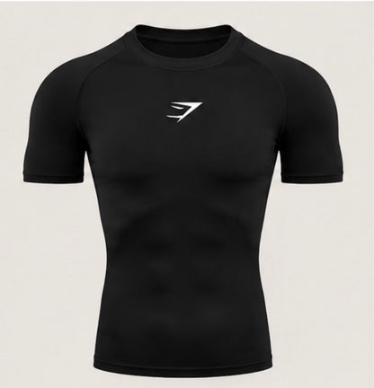 Core Compression Tee black front